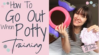 POTTY TRAINING ESSENTIALS FOR LEAVING THE HOUSE  HOW TO USE POTETTE PLUS  TOILET TRAINING BAG TIPS [upl. by Noitsuj]