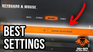 BEST Keyboard amp Mouse Settings for Black Ops 6 Tactical Sprint Assist Tips [upl. by Arlie]