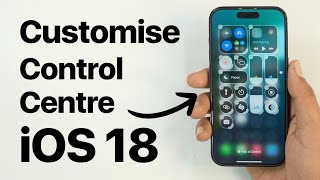 How to Customize iPhone Control Center in iOS 18 Create Custom Control Center on iPhone in हिन्दी [upl. by Sheedy]