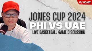 Jones Cup  Philippines SGA vs UAE Live Basketball Commentary [upl. by Lebanna]