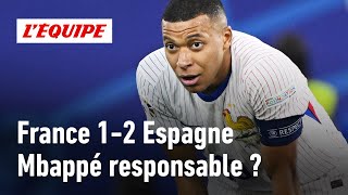 France 12 Espagne  Kylian Mbappé atil raté son Euro [upl. by Chappell]