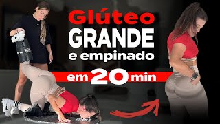 TREINO DE 20 MINUTOS PARA DEIXAR O BUMBUM EMPINADO ANTES DO VERÃO [upl. by Noit]