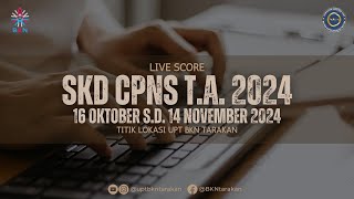 Live Score Senin 21 Oktober 2024  SKD CPNS TA 2024  SESI 3 [upl. by Nosyarg]