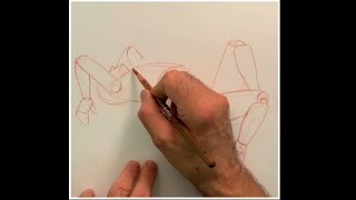 Stereometry and foreshortening figurestudy drawing gesturedrawing figuredrawing [upl. by Eciram701]