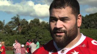 Haloti Ngata  Hawaii Sports Profile [upl. by Aynosal]