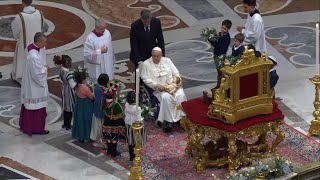 Christmas Midnight Mass with Pope Francis 2023 HD [upl. by Reginauld]