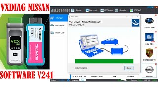 How to Install VXDIAG Nissan V241 Software and Driver  OBDII365 [upl. by Ruphina]