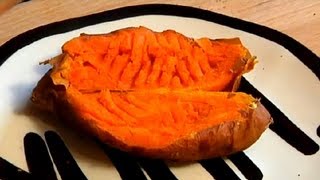 MicrowaveBaked Sweet Potato Recipe  Delightful Sweet Potato Recipes [upl. by Eno144]