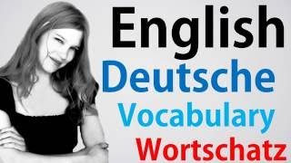 Video41 DeutschEnglisch Wortschatz Übersetzung German English Englisch Lernen 7Klasse Anfänger [upl. by Liana]