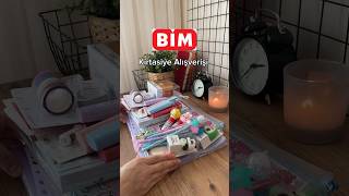 Bim Kırtasiye Alışverişi🛍️ bim kırtasiye stationery okuladönüş backtoschool keşfet aktüel [upl. by Claudy71]