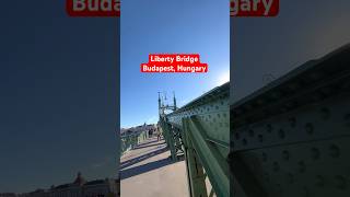 Here at Liberty Bridge Budapest Hungary  MarlaineApple shorts [upl. by Hedelman389]