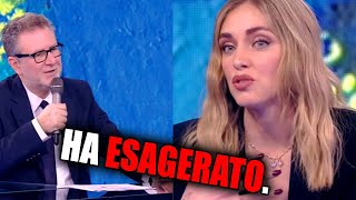 CHIARA FERRAGNI IN TV HA SUPERATO IL LIMITE [upl. by Jillie]