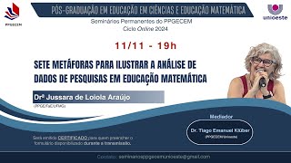 Sete Metáforas para ilustrar a Análise de Dados de Pesquisas em Educação Matemática [upl. by Hindu]