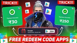 1 Game  ₹250 Free Redeem Code App  Google Play Redeem Code App Free  Free Fire Redeem Code [upl. by Nalepka483]