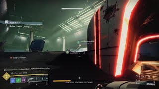 Destiny 2 right of proving Hunter crazy orb king tank build [upl. by Hsakaa386]