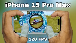 BGMI Pro Reveals the FASTEST Way to Reach 120FPS on iPhone 15 Pro Max [upl. by Yggep844]