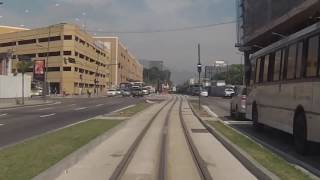 🇧🇷🚊 Timelapse VLT Carioca  Linha 1  Santos Dumont ➜ Praia Formosa GoPro na cabine 8x [upl. by Knowle48]