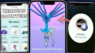 XERNEAS Raid Counter Guide  100 IVs Weaknesses amp More  Pokémon GO [upl. by Billen]