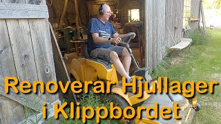 Renovera hjulen på klippbordet Stiga Park Comfort åkgräsklippare [upl. by Saul]