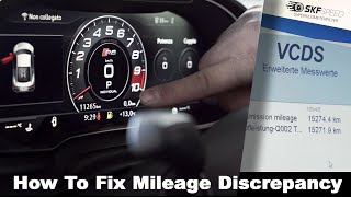 How To Fix Mileage Discrepancy in a AUDI R8  OBD Filter  VCDS Mileage Check [upl. by Lotsyrc]