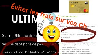 Boursorama Fortuneo astuce pour éviter les frais de non utilisation de CB [upl. by Suiluj328]