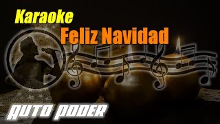 Feliz Navidad  Karaoke [upl. by Ennael643]