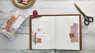 Journal With Me  Traveler’s Notebook A5  Episode 1 [upl. by Lleral]