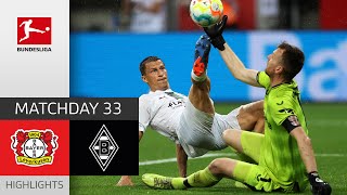 Crazy Final Minutes  Bayer 04 Leverkusen  Borussia Mgladbach 22  Highlights  Bundesliga 2223 [upl. by Lorou]