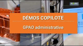 ERP COPILOTE  GPAO administrative [upl. by Lilac]