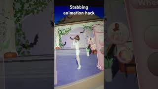 Stabbing animation hack in dti dti slay [upl. by Enilorak]