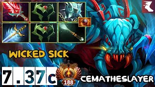 Pos 3 Weaver  Wicked sick  CeMaTheSlayeR  737c  Immortal Dota [upl. by Zonda]