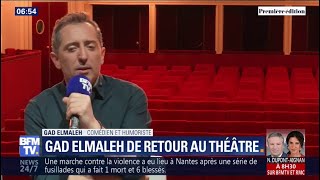 Gad Elmaleh face aux accusations de plagiat quotJavance cest ça qui est importantquot [upl. by Kappel115]