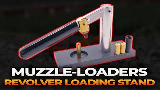 MuzzleLoaderscom Black Powder Revolver Loading Stand Review [upl. by Llenaj]