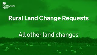 All other land changes  Rural Land Change Requests [upl. by Dieball861]