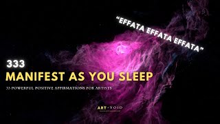 Elevate Your Subconscious As You Sleep  Affirmations  Black Screen [upl. by Eimia]