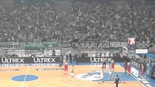 Panathinaikos  Olympiacos 7369 OAKA gate 13 191015 [upl. by Suolkcin]