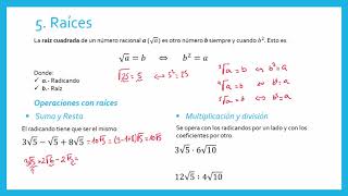 Tema 205  Raíces y Operaciones con Raíces  Mates 3º ESO [upl. by Durning504]