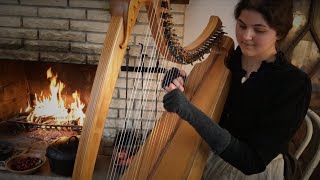 In the Bleak Midwinter  Stephanie Claussen harp [upl. by Sharl]