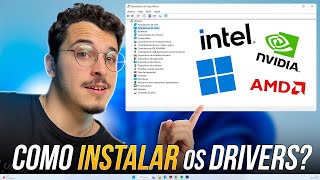 Como instalar os drivers no PC com Windows [upl. by Ginny]