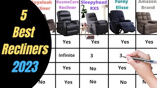 Top 5 Best Recliner Sofa in India 2023  Best Recliner Chair In India [upl. by Gnihc]