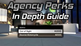 GTA Online Agency Perks In Depth Guide The Most Useful Property [upl. by Asila586]