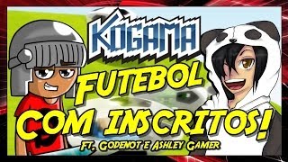 Kogama  Futebol com inscritos Ft Godenot e Ashley Gamer [upl. by Galitea]