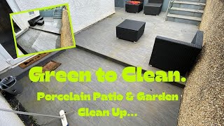 Porcelain garden patio and front garden clean up [upl. by Erin]