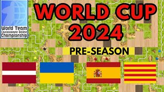 LATVIA vs UKRAINE and SPAIN vs CATALONIA  preseason Carcassonne World Cup matches [upl. by Jacquette]