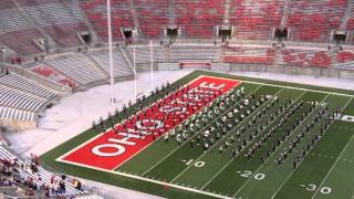 The OSUMB Ramp Entrance and Warmup  Buckeye Invitational HD 1080p [upl. by Yeniffit]