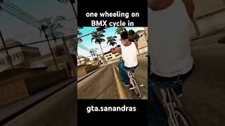 BMX cycle wheele and stunt ingtasanandreas gta5 [upl. by Maurita]