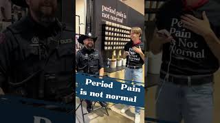 Cop Tries Period Pain Simulator [upl. by Sev552]