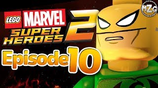 Iron Fist vs Steel Serpent  LEGO Marvel Super Heroes 2 Gameplay  Episode 10 Kun Lun Konundrum [upl. by Alegnad981]