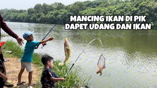 MANCING IKAN DI PANTAI INDAH KAPUK [upl. by Maclay]