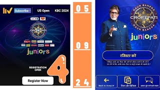 KBC Juniors Registration Day 4 Quiz Answer Today 5 September 2024  Kaun Banega Crorepati Juniors Q [upl. by Nassi]